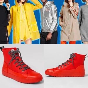 Hunter for target red sneakers m6/w8 never worn